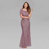 W&M Another Romance A-line Floor-length Desert Rose Maxi Party Dress